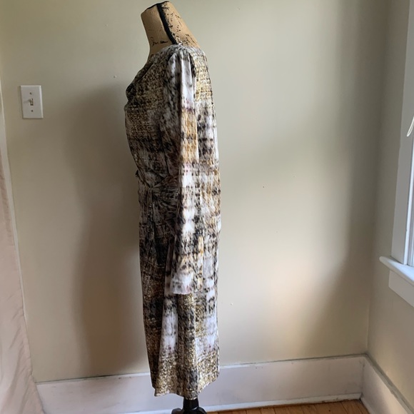 Worth dress side knot long sleeve size 16 - Picture 2 of 9